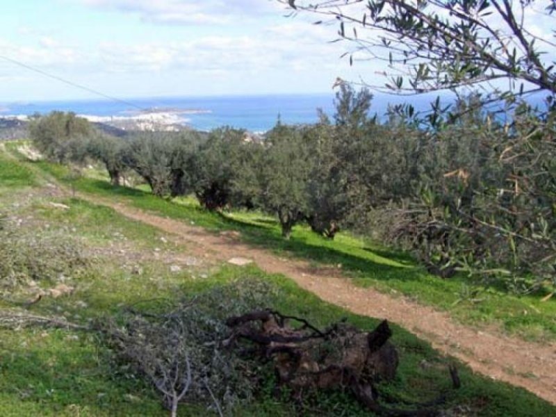 Agios Nikolaos Grundstück auf dem Land mit Panoramablick auf das Meer Grundstück kaufen